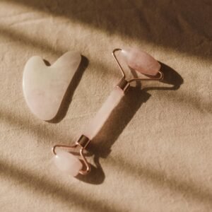 Rose Quartz Gua Sha Set